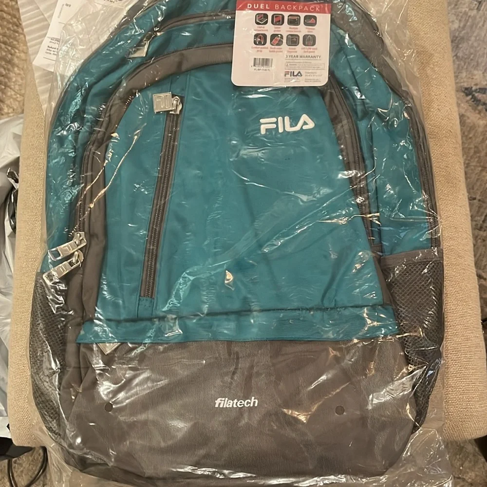 Fila Teal Duel Laptop Backpack/NWT